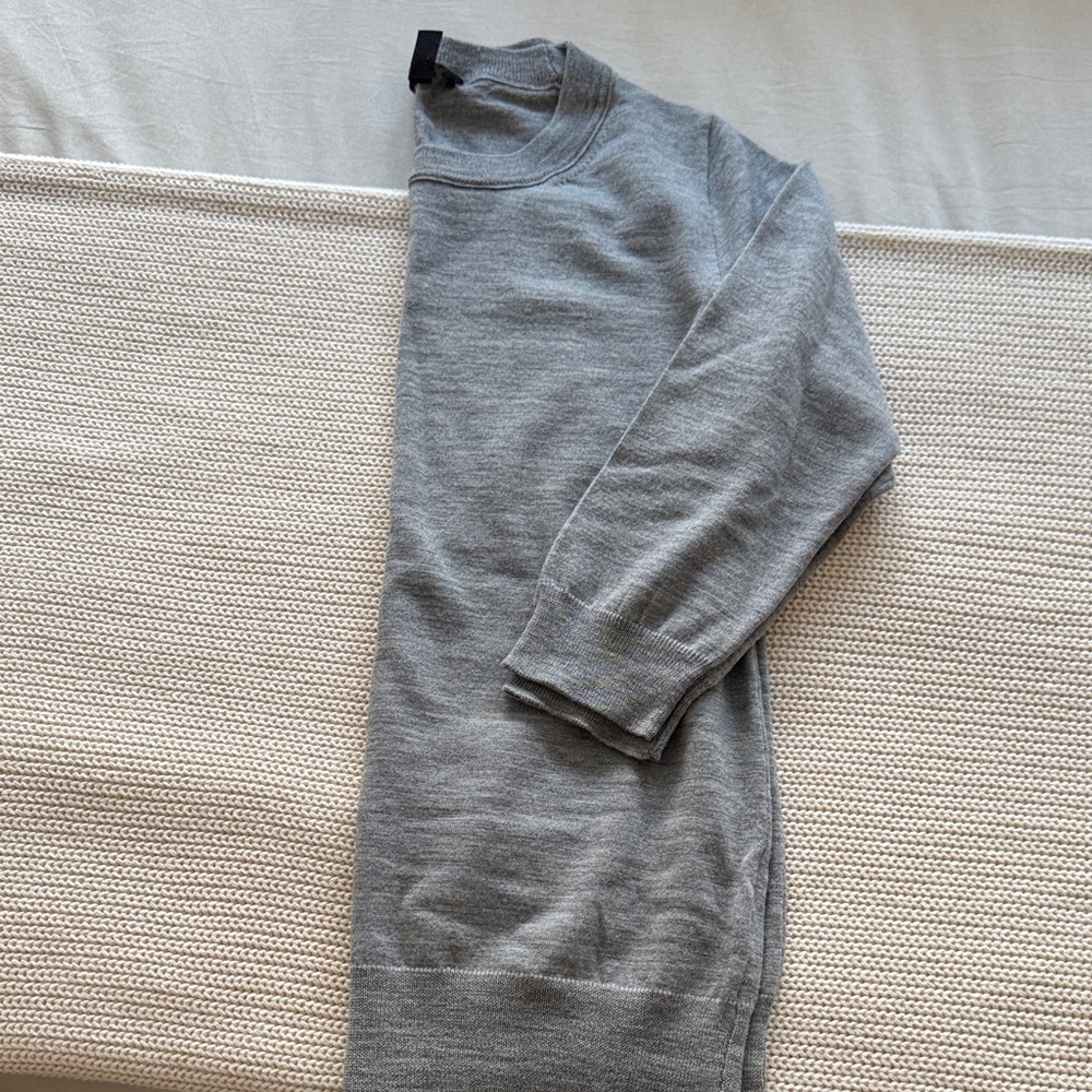 J. Crew Women's Gray Crew Neck Sweater